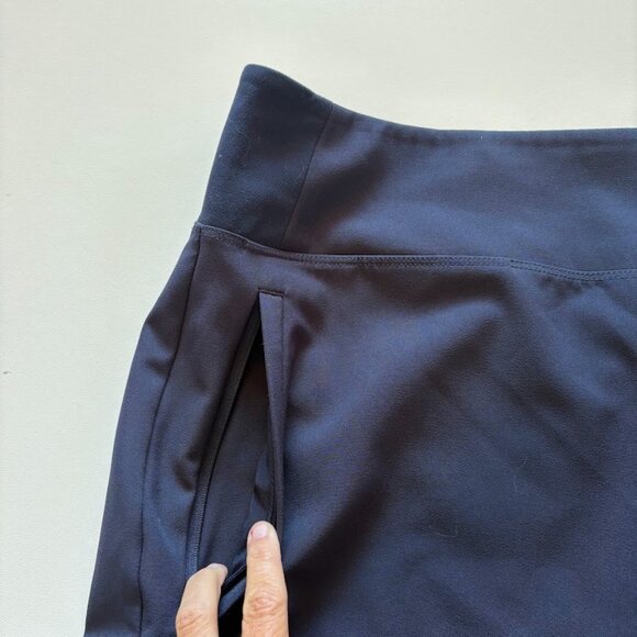 Athleta Endless High Rise Navy Blue Pant Stretch Travel Business Lightweight - Picture 5 of 11